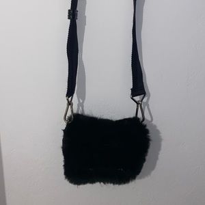 Bimba & Lola faux fur crossbody bag